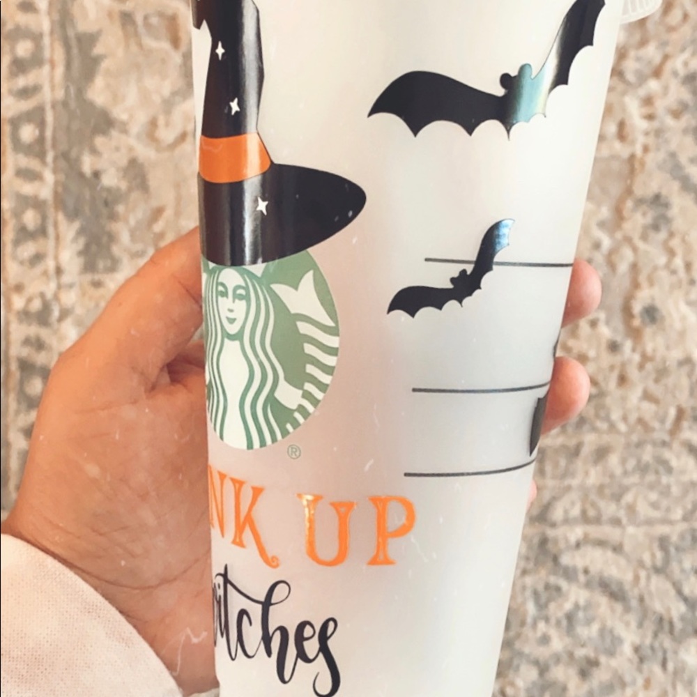 NEW custom Starbucks Halloween cup - Picture 2 of 4
